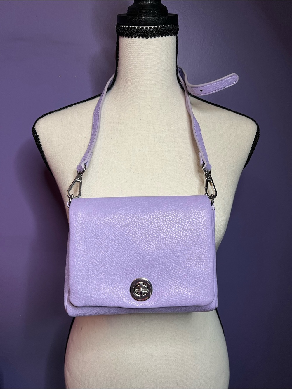 Charming Charlie Light Purple Crossbody